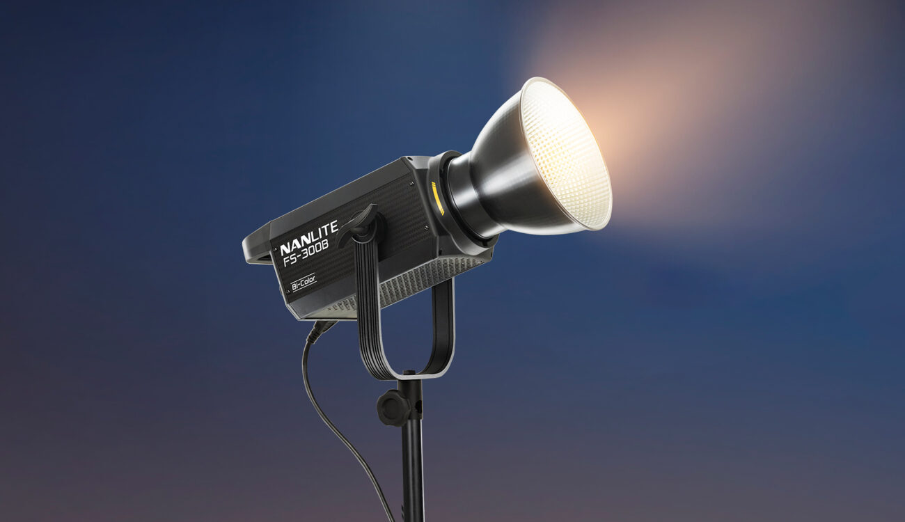 Anuncian el NANLITE FS-300B - Reflector LED COB bicolor