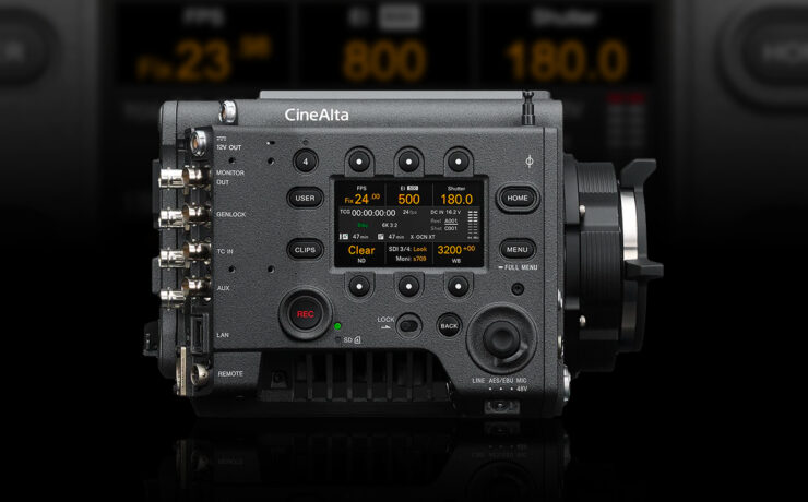 Sony VENICE 2 Camera Menu Simulator Now Available