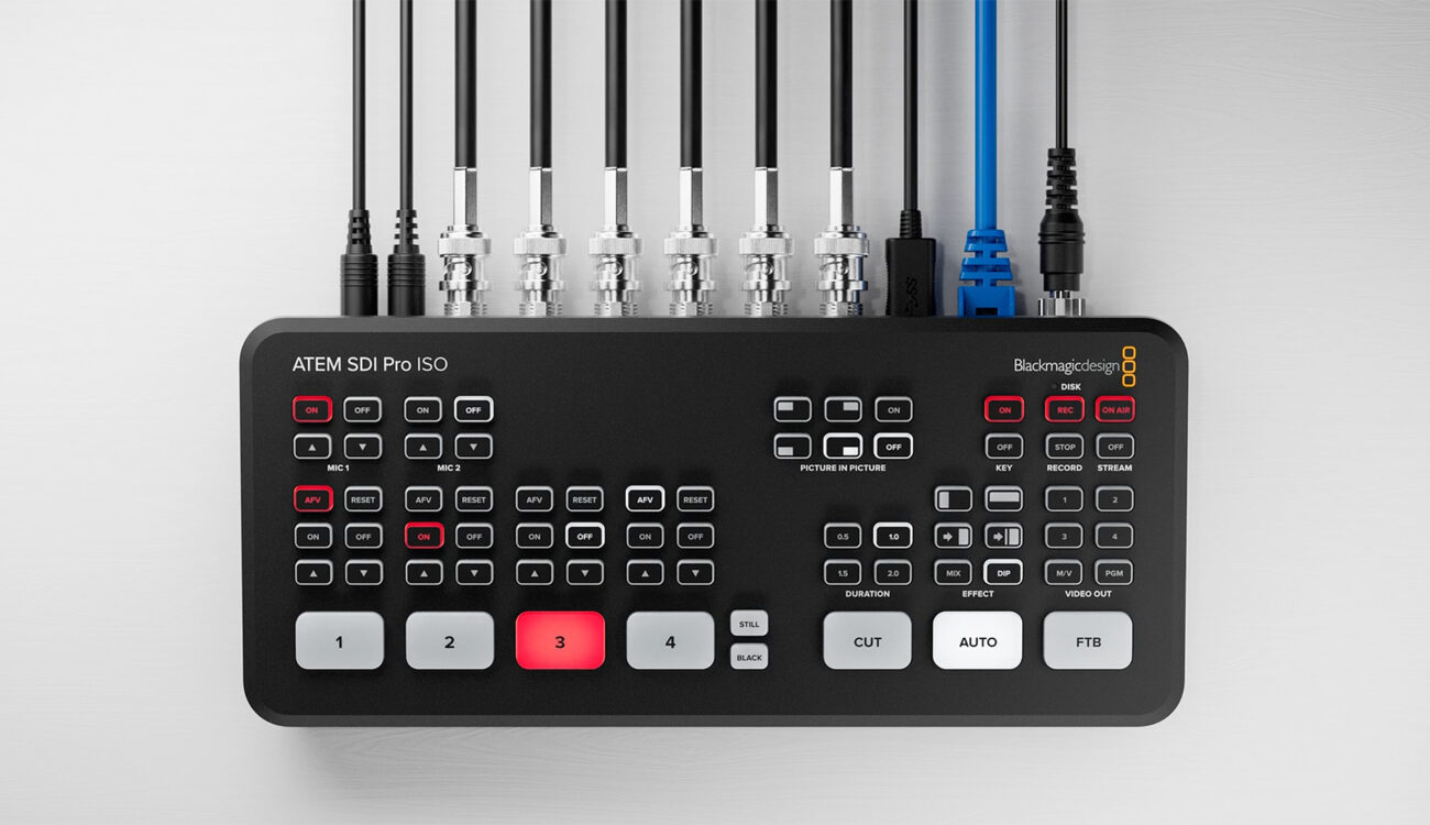 Blackmagic Design Launches ATEM SDI – Portable Live Production Switchers