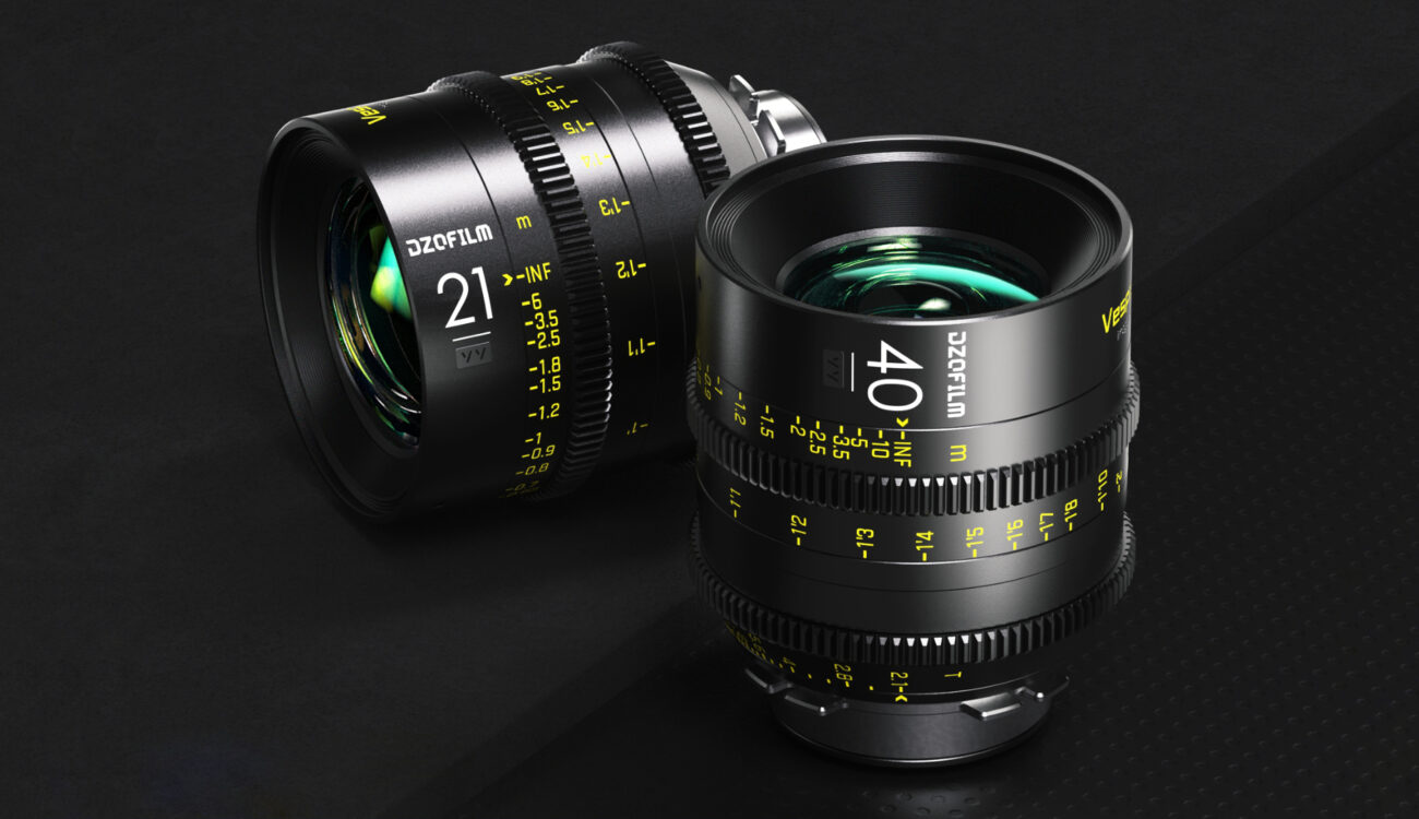 DZOFILMがVespid 21mmと40mm T2.1シネマプライムレンズを発表