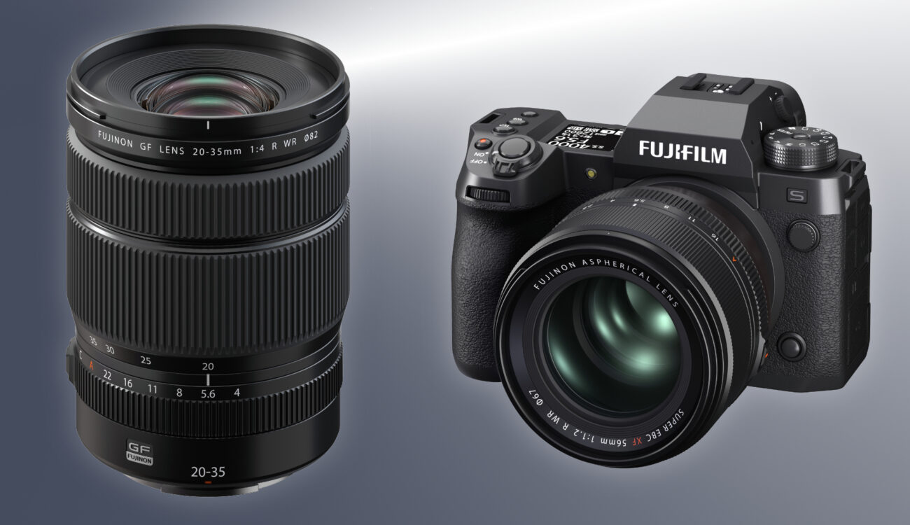 FUJIFILM XF 56mm F1.2 for X Mount and GF 20-35mm F4 for G Mount Announced