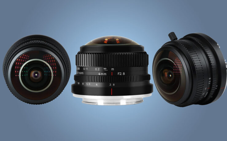 7Artisans 4mm f/2.8 APS-C Circular Fisheye Lens Released