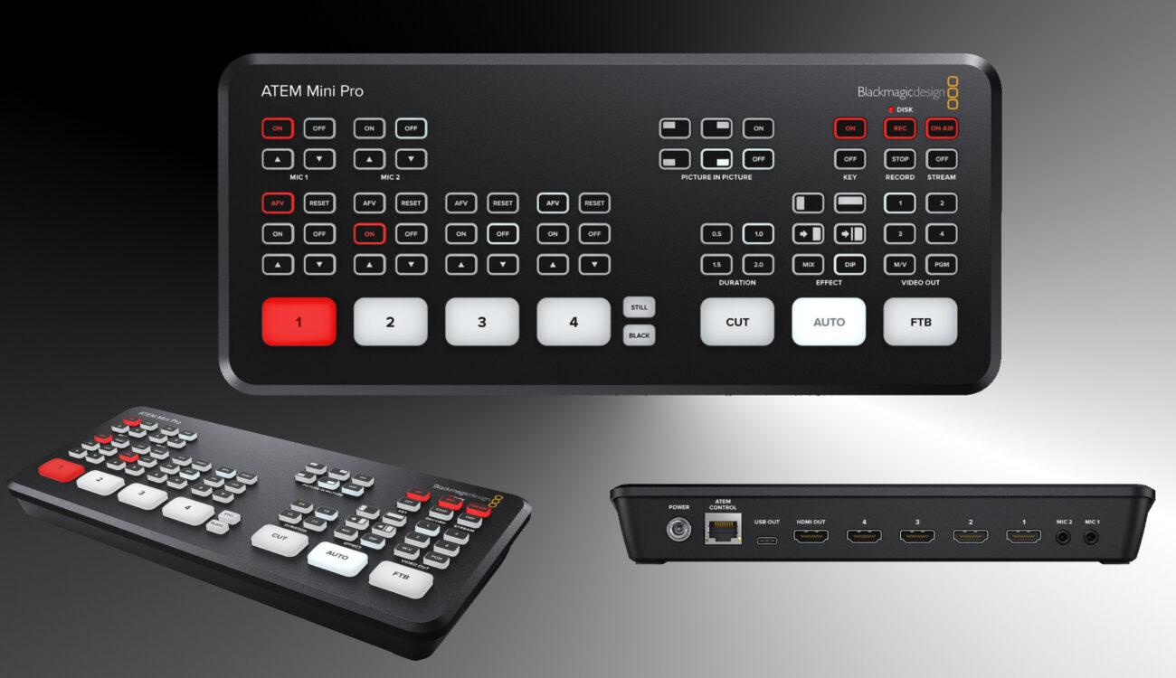 Blackmagic Design ATEM Mini Pro Switchersが値下げ
