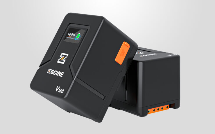 ZGCINE ZG-V160 Released – Mini V-Mount Battery with Dual D-Tap and USB-C PD