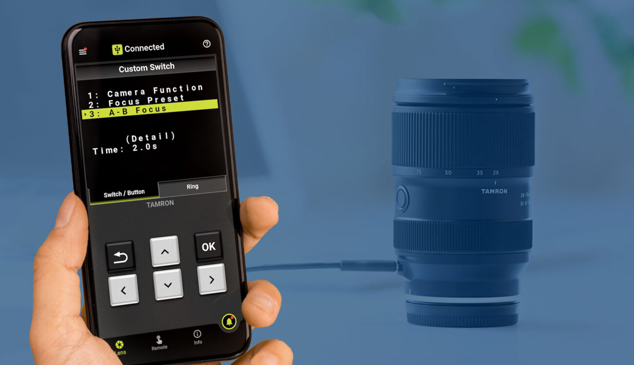 TAMRON Lens Utility Mobile Released - Customize and Control Their Lenses
