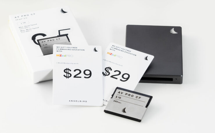 Acceso gratuito de 30 días a MZed Pro para clientes de Angelbird