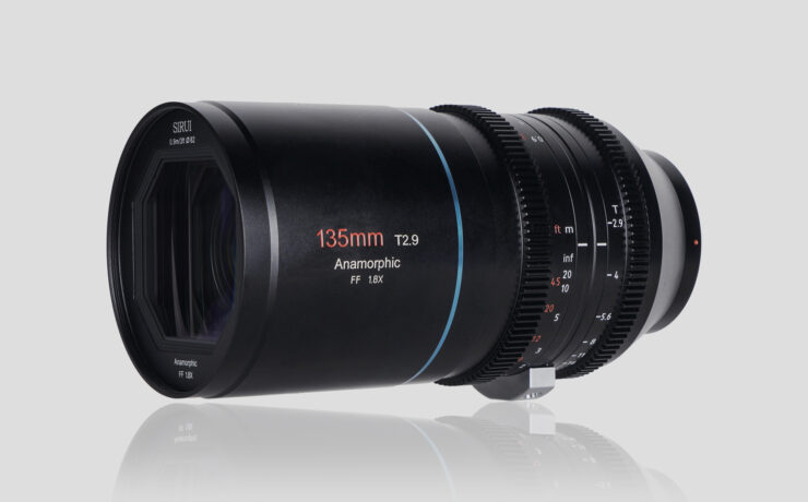 SIRUI Venus 135mm T2.9 1.8x Launched – Full-Frame Anamorphic Telephoto Lens