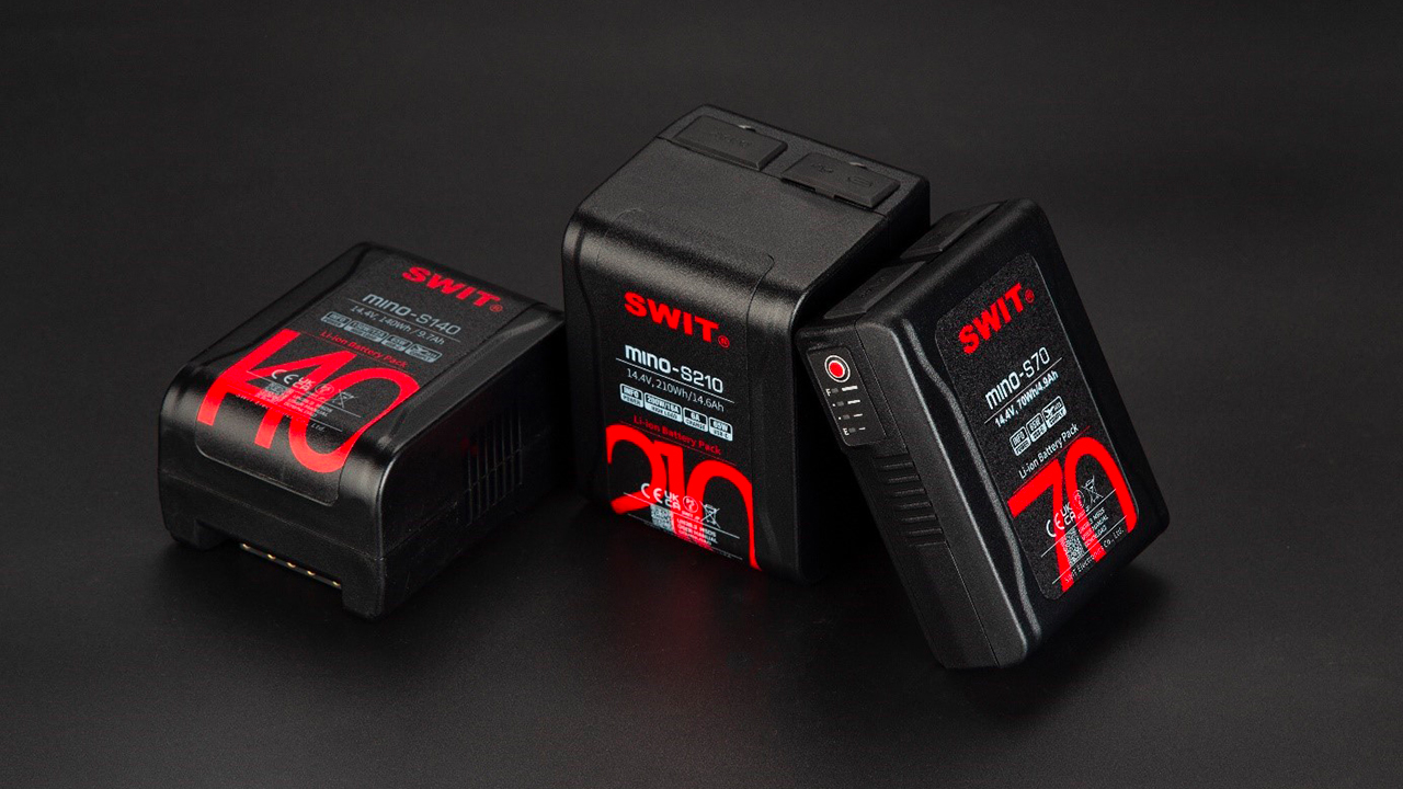 Presentan las SWIT MINO-S70 y MINO-S210 - Baterías diminutas de 70Wh y 210Wh con montura V-mount