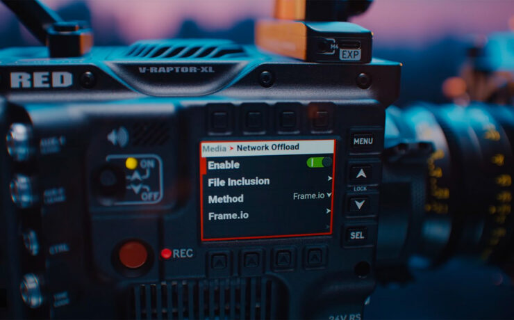 frame.io Camera to Cloud Beta for RED V-RAPTOR and V-RAPTOR XL Now Available