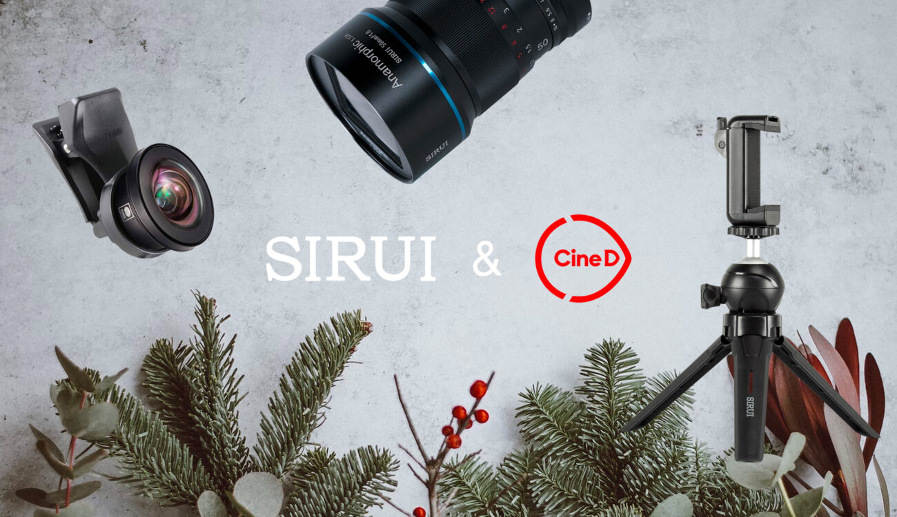 SIRUI x CineD 新年プレゼントキャンペーン － 新しい映像製作用機材が当たるチャンス