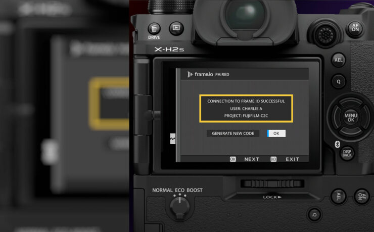 富士フイルム X-H2がFrame.ioのCamera to Cloud Universeに参加