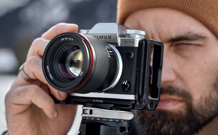 SAMYANG AF 75mm F1.8 X for FUJIFILM X-Mount Cameras Released
