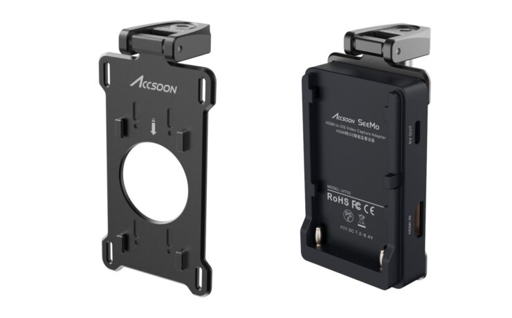 Accsoon ACC05 Mount Plate for SeeMo iOS HDMI Adapter Released and Spring Sale with up to 15% Discount