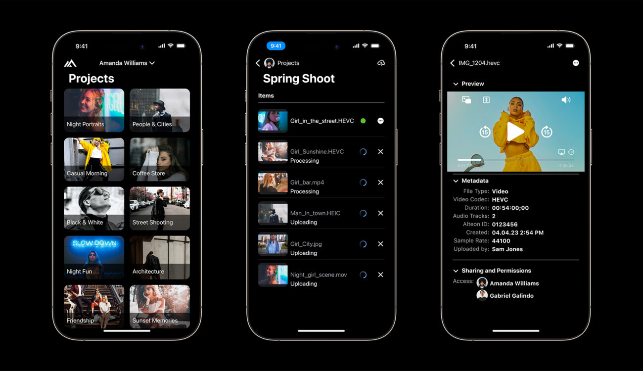 Alteon Camera-to-Cloud Workflows - New iPhone App Launched