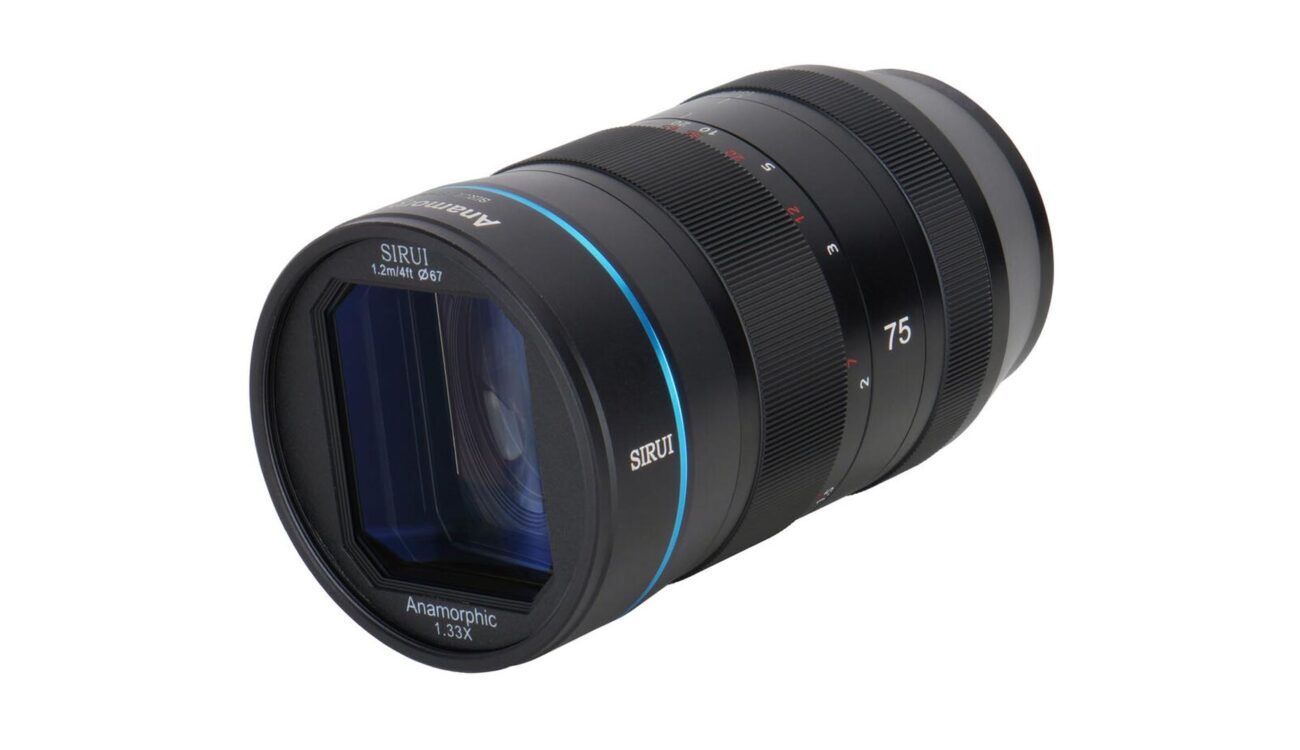 Alerta de oferta: ahorra $500 en el lente anamórfico SIRUI 75 mm f/1.8 1.33x