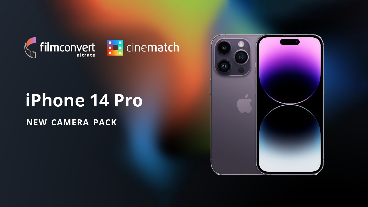 FilmConvert Nitrate and CineMatch Now Support iPhone 14 Pro