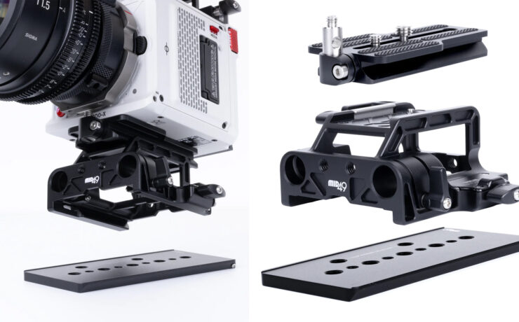 MID49 Baseline 15mm LW Baseplates for RED KOMODO, BMPCC, and Canon Cinema Line Series Introduced