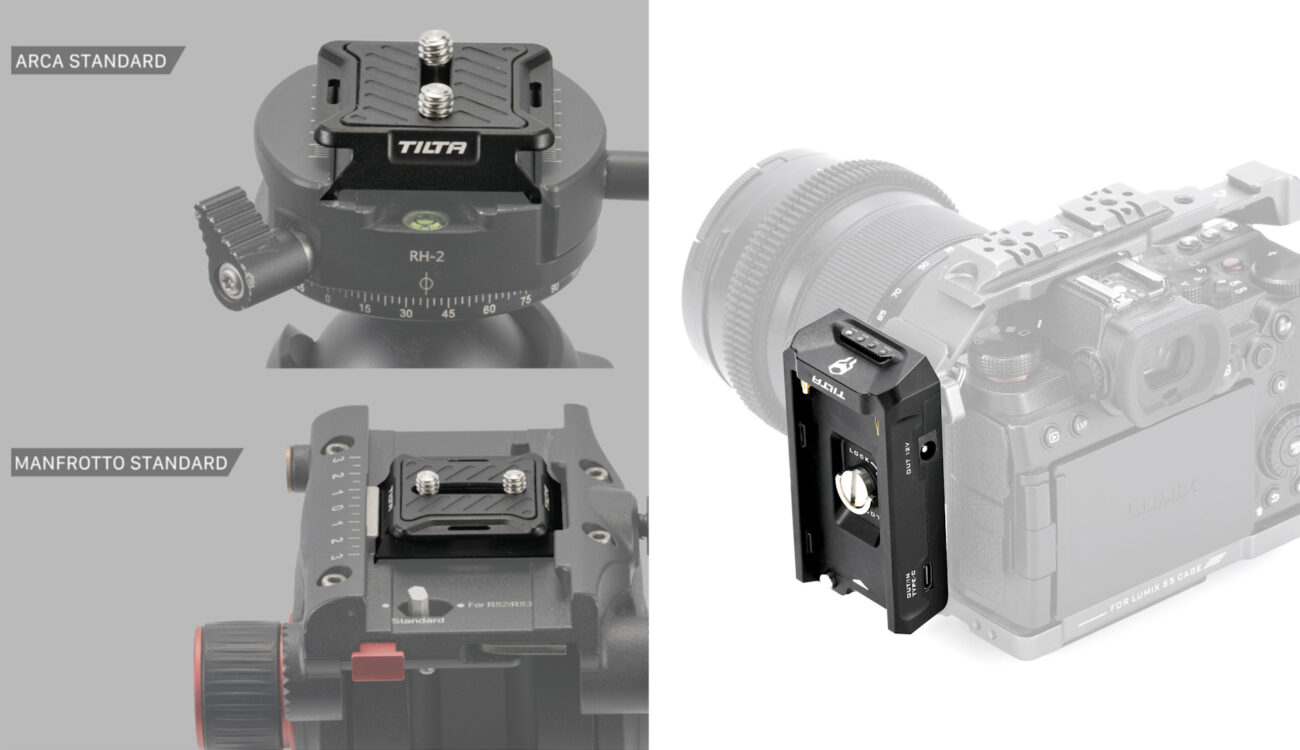 Tilta New Accessories Announced - L Series Battery Plate (V2) and ARCA Manfrotto Dual Quick Release Plate