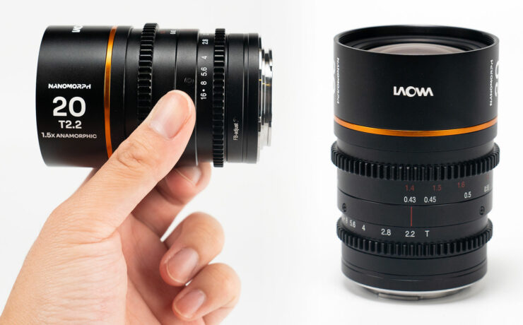 Laowa Nanomorph 20mm T2.2 1.5x Anamorphic Lens for Micro Four Thirds Announced