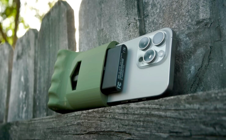 SSD Grip for iPhone 15 Pro and Pro Max Introduced - Convenient External ProRes Recording