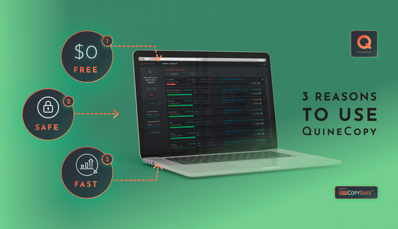 QuineCopy Released - A Free and Fast Transcode and Media Management Tool