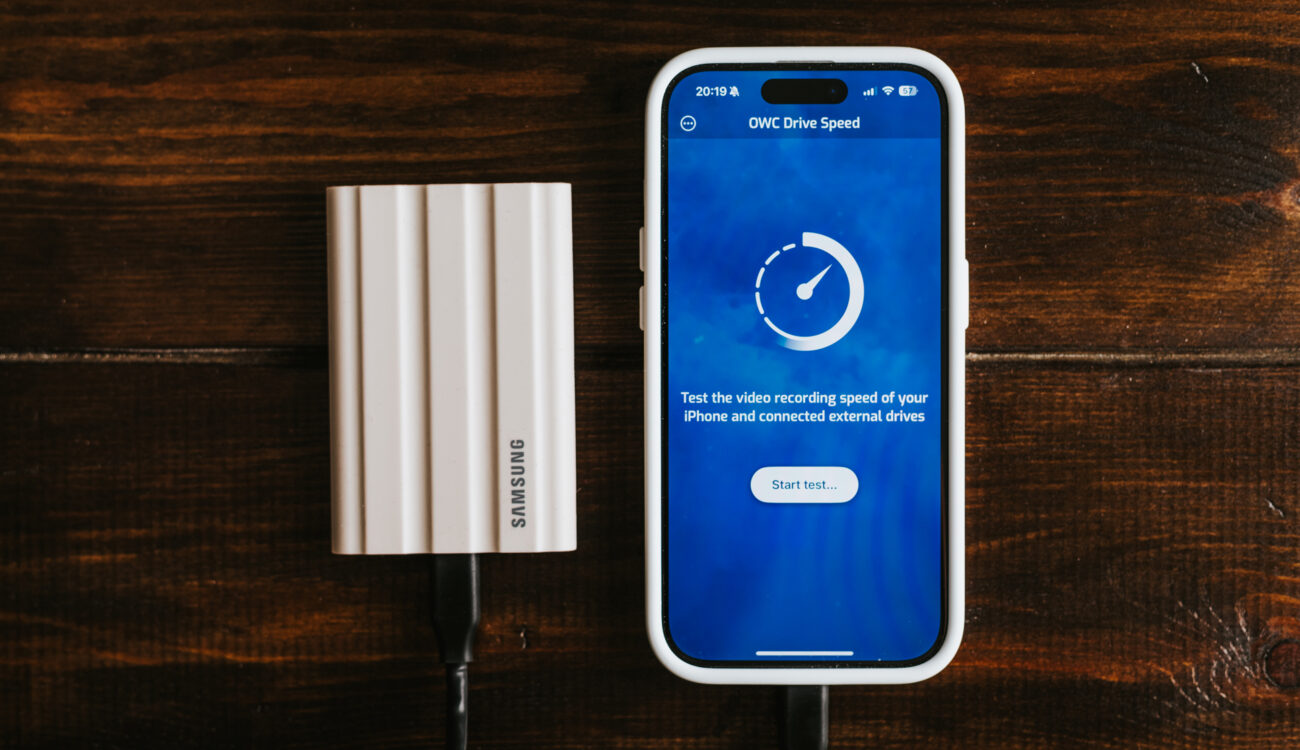 OWC Drive Speed iOS App Launches - Test External Drive Performance on iPhone