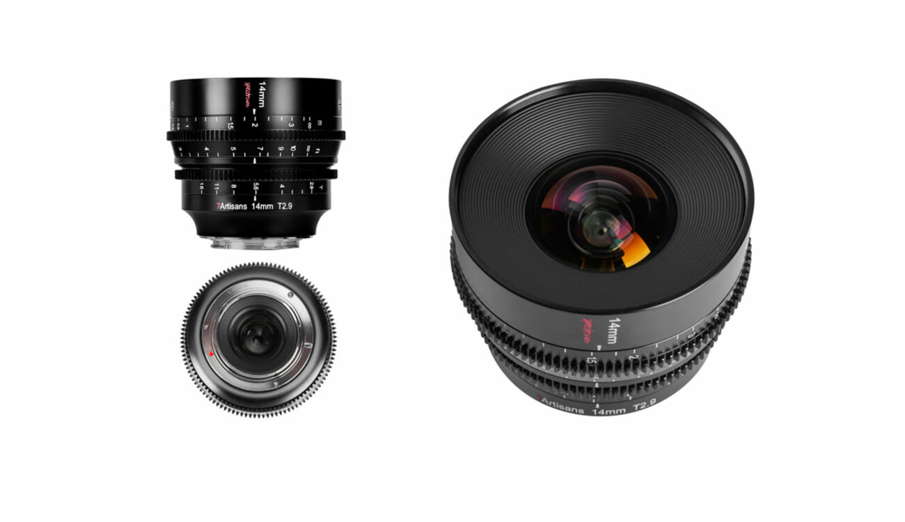 7Artisans 14mm T2.9 Spectrum Full-Frame Cinema Lens Released