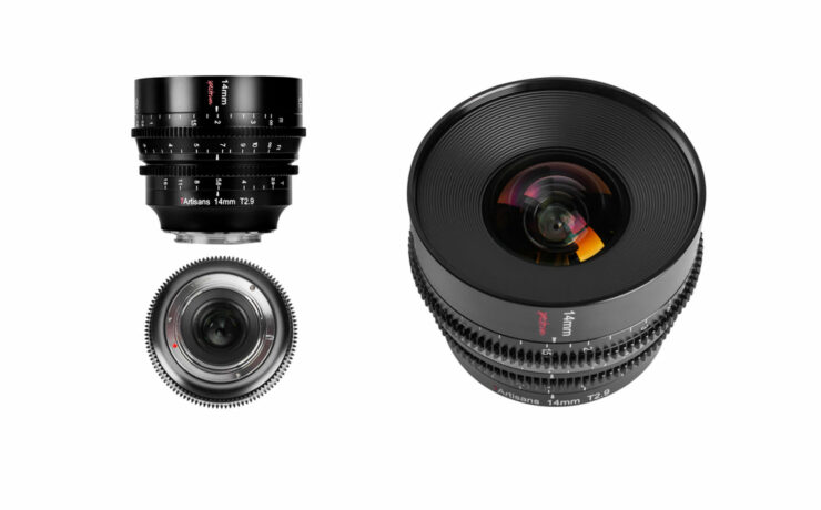 7Artisans 14mm T2.9 Spectrum Full-Frame Cinema Lens Released
