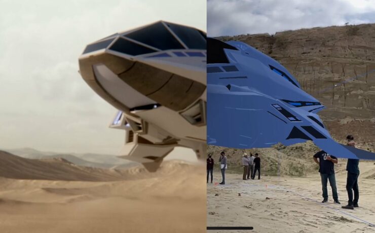ViewScreen Displays VFX Components During Shooting