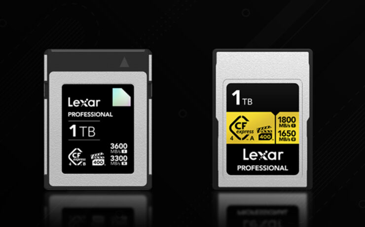 Lexar CFexpress 4.0 Type B Diamond and Type A Gold 1TB Announced