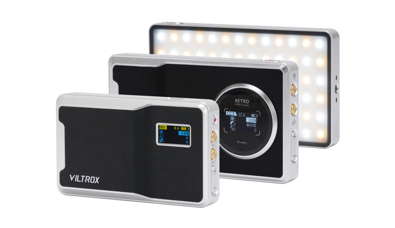 VILTROX Retro 08X and Retro 12X Announced - A Portable RGBW LED Light with 26 Lighting Effects