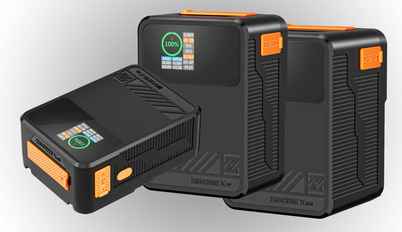 ZGCINE X Series V-Mount Batteries Announced - Larger IPS Screen and More