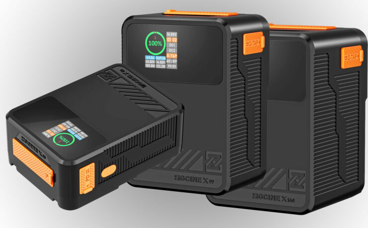 ZGCINE X Series V-Mount Batteries Announced - Larger IPS Screen and More