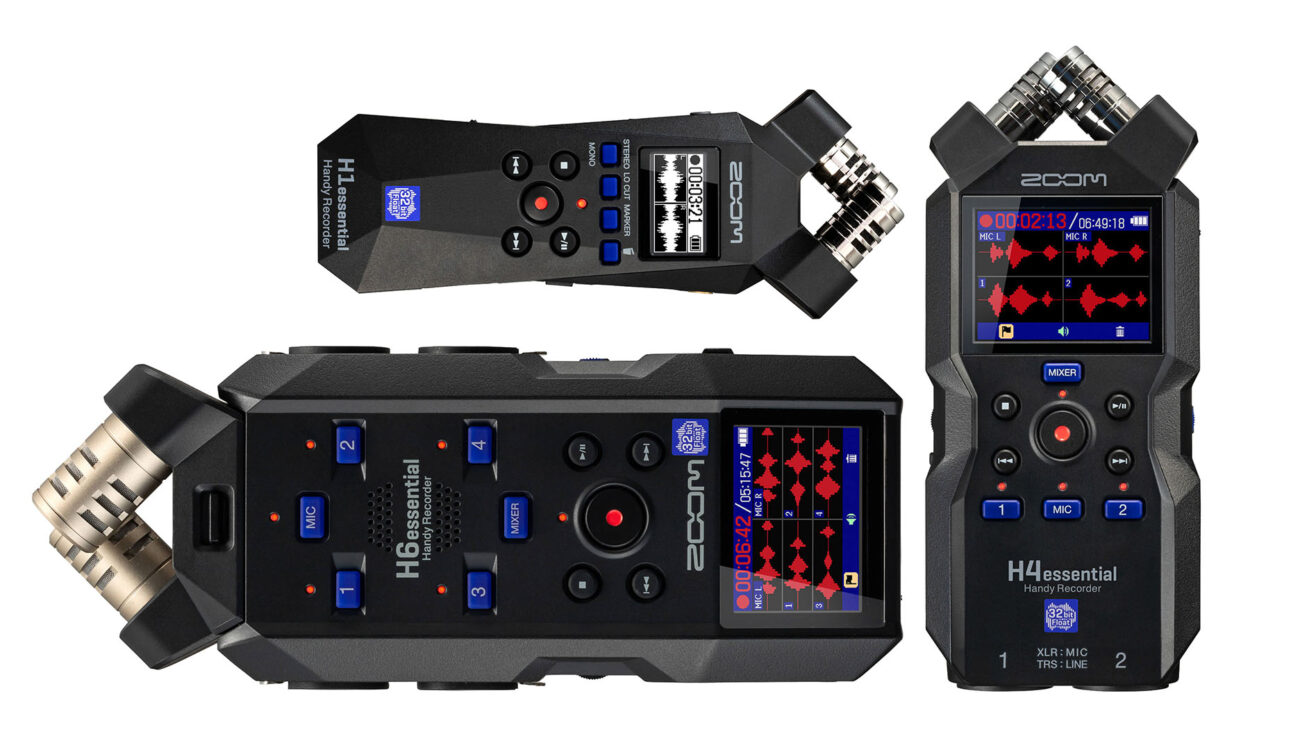ZoomがEssentialシリーズを発表 - 32ビットフロートレコーダー3機種