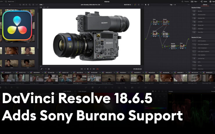Lanzan la Actualización 18.6.5 de DaVinci Resolve - Nuevos códecs y más