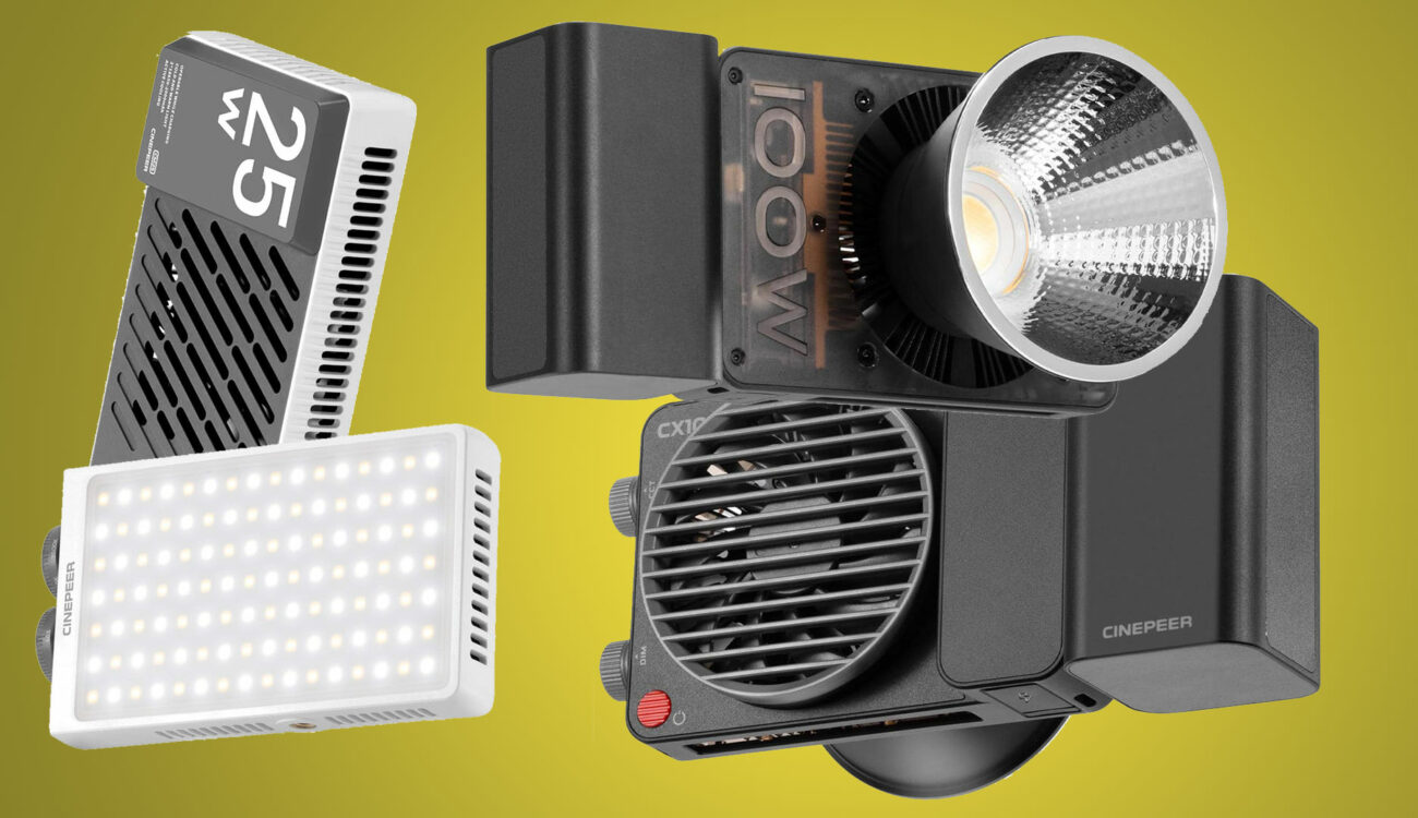 ZHIYUN CINEPEER CX100 and CM25 Bi-Color LED Lights Released - Affordable and Compact