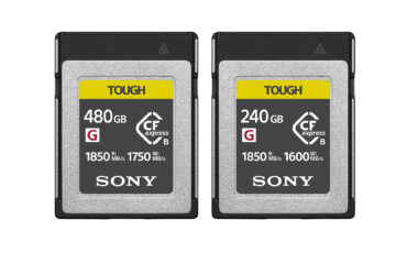 Sony 240GB and 480GB CFexpress Type B TOUGH Memory Cards Announced