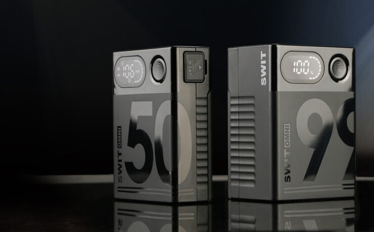 SWIT OMNI V-Mount Battery Introduced - High-Load Output, LED Info Display, and More