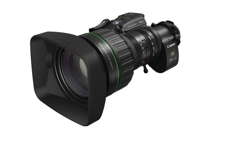 Lente Canon CJ27ex7.3B IASE T - Lente de Transmisión Portátil de 2/3″ con zoom x27