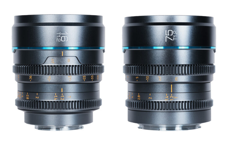 SIRUIがNightwalker S35 16mmと75mmレンズをIndiegogoで発表 - シネレンズシリーズを拡充