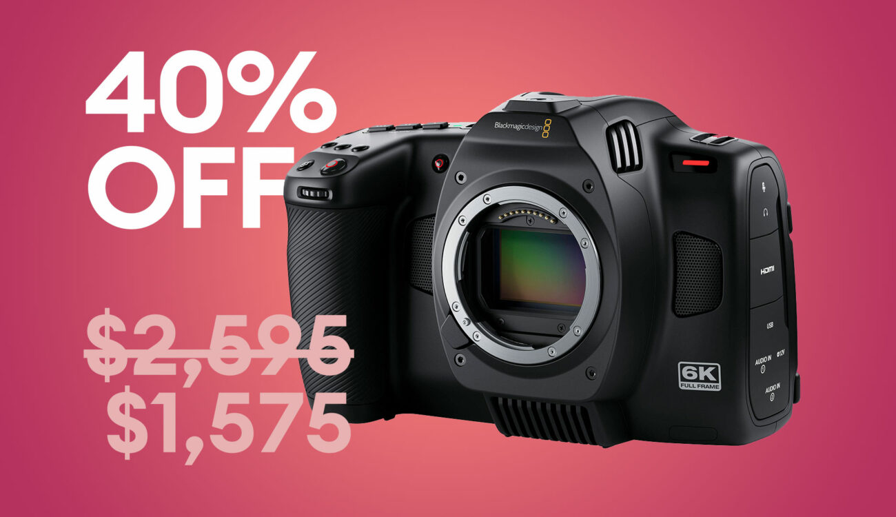 Blackmagic Cinema Camera 6K - 40%の大幅なグローバル期間限定割引