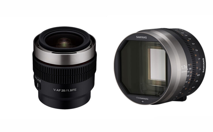 Samyang V-AF 20mm T1.9 and 1.7x Anamorphic Adapter Released - Lens Set Now Completed