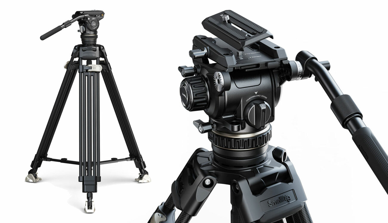 SmallRig AD-120 Heavy-Duty Carbon Fiber Tripod Released
