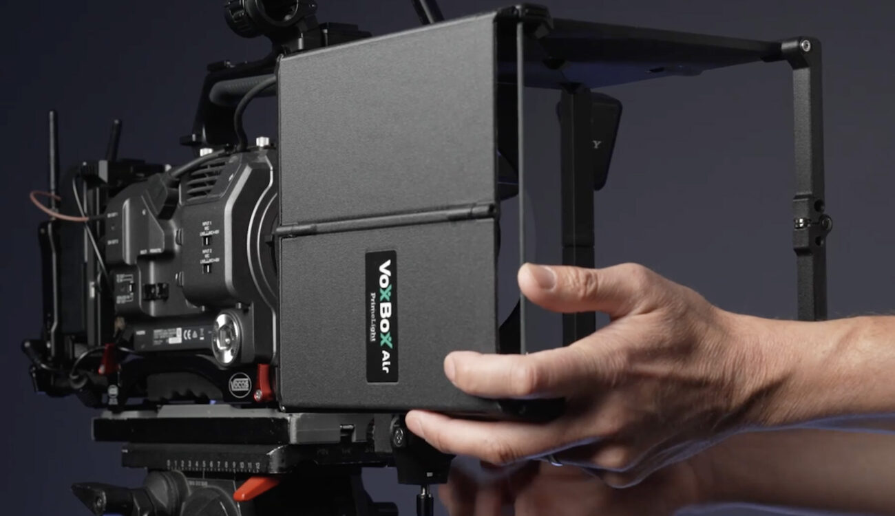 VoxBox Air by PrimeLight Design Announced - Eye Contact to Interviewer with Small Foldable Box