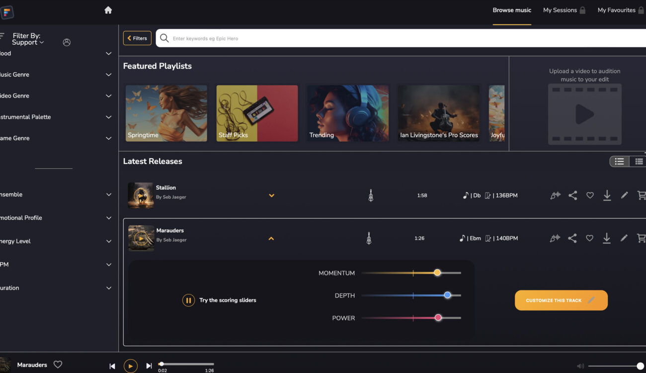 Filmstro Pro V3 Launched - New Audio Engine, Tools, and Improved UI