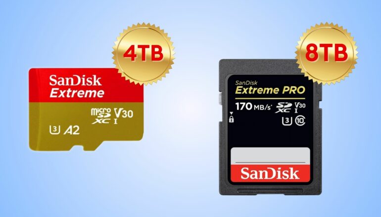 SanDisk Presenta una Tarjeta SD de 8TB y una MicroSD de 4TB - ¿Son realmente necesarias tarjetas de tan alta capacidad?