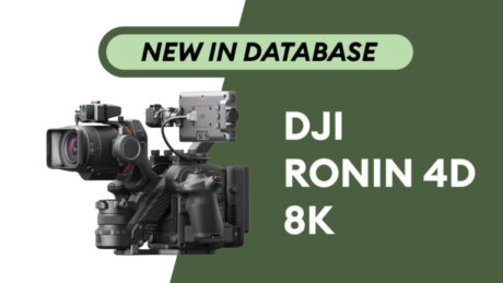 DJI Ronin 4D 8K - Newly Added to Camera Database