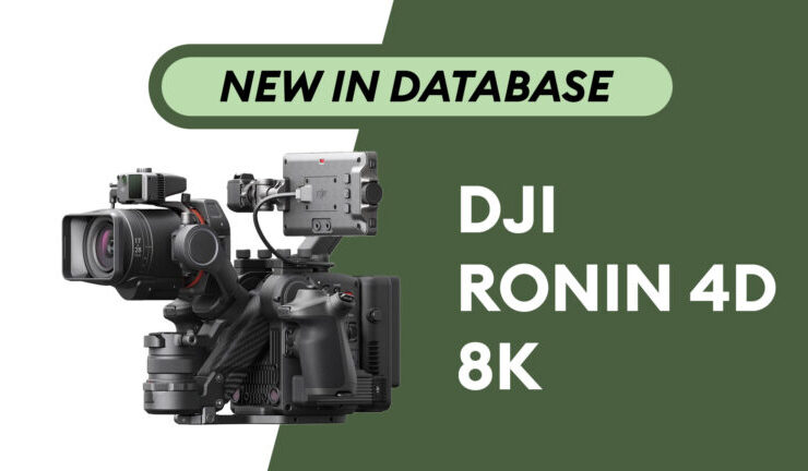 DJI Ronin 4D 8K - Newly Added to Camera Database